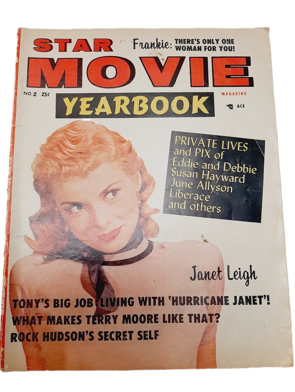 🍒 STAR MOVIE YEARBOOK Magazine 1956 January No. 2 Vintage Janet Leigh Cover